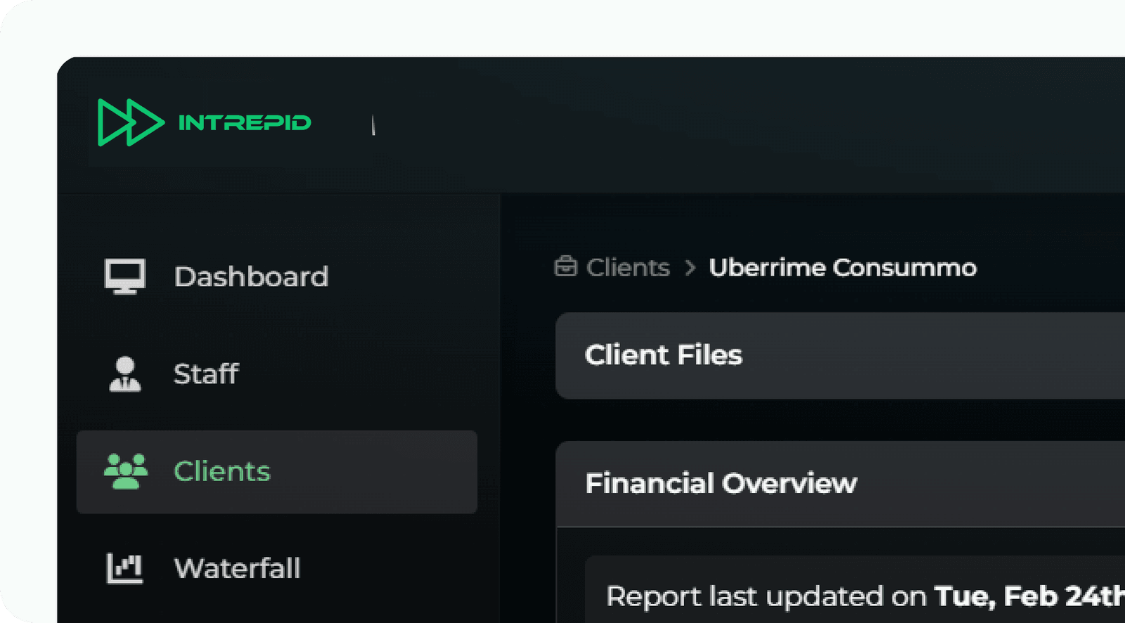 Private Credit Platform Dashboard